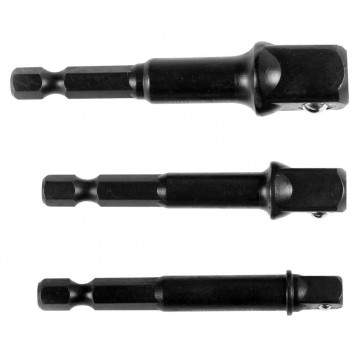 26775-H3 | Набор адаптеров для торцовых головок 1/4", 1/2", 3/8", 65 мм, 3 предмета, KRAFTOOL EXPERT-0