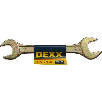 27018-13-14 | Рожковый гаечный ключ 13 x 14 мм, DEXX-1