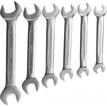 27021-H6 | Набор рожковых гаечных ключей 6 шт, 8 - 19 мм, ЗУБР ПРОФЕССИОНАЛ-0