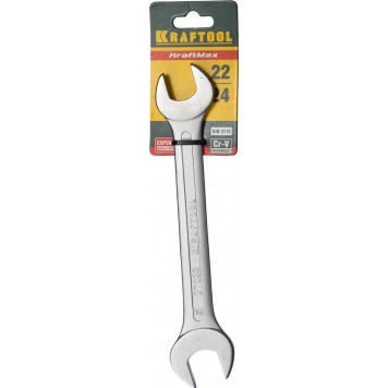 27033-22-24 | Рожковый гаечный ключ 22 х 24 мм, KRAFTOOL-1