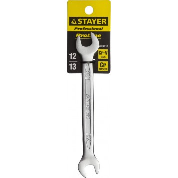 27035-12-13 | Рожковый гаечный ключ 12 x 13 мм, STAYER-1