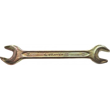 27038-13-14 | Рожковый гаечный ключ 13 x 14 мм, STAYER-0