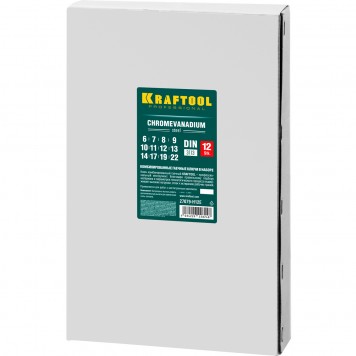 27079-H12E | Набор комбинированных гаечных ключей 12 шт, 6 - 22 мм, KRAFTOOL-4