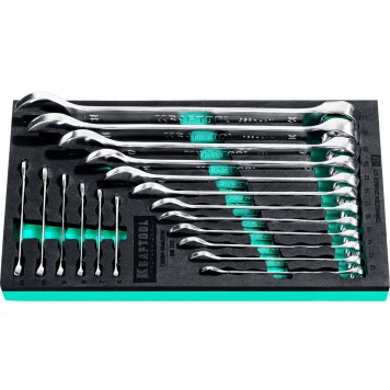 27079-H18E | Набор комбинированных гаечных ключей 18 шт, 6 - 32 мм, KRAFTOOL-0