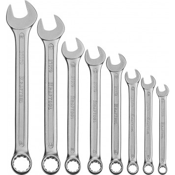 27079-H8C | Набор комбинированных гаечных ключей 8 шт, 8 - 19 мм, KRAFTOOL-0