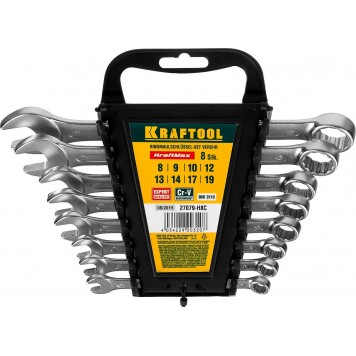 27079-H8C | Набор комбинированных гаечных ключей 8 шт, 8 - 19 мм, KRAFTOOL-2