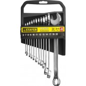 Набор комбинированных гаечных ключей 12 шт, 6 - 22 мм, STAYER 27083-H12