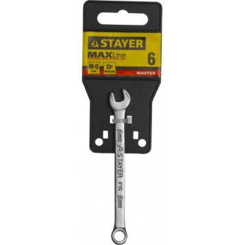 27085-06 | Комбинированный гаечный ключ 6 мм, STAYER-1