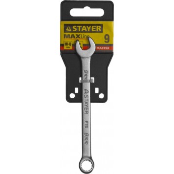 27085-09 | Комбинированный гаечный ключ 9 мм, STAYER-1