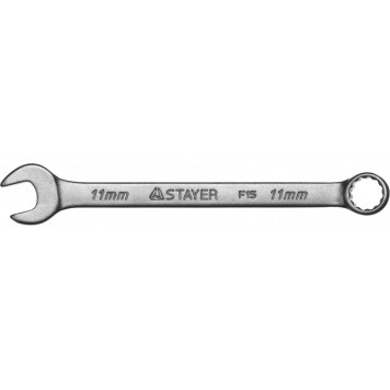 27085-11 | Комбинированный гаечный ключ 11 мм, STAYER-0
