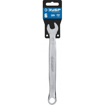 27087-06_z01 | Комбинированный гаечный ключ 6 мм, ЗУБР-1