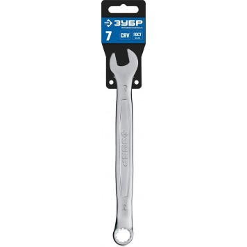 27087-07_z01 | Комбинированный гаечный ключ 7 мм, ЗУБР-1