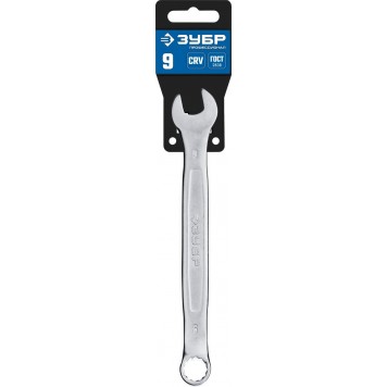 27087-09_z01 | Комбинированный гаечный ключ 9 мм, ЗУБР-1