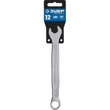 27087-12_z01 | Комбинированный гаечный ключ 12 мм, ЗУБР-1