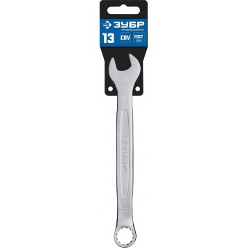 27087-13_z01 | Комбинированный гаечный ключ 13 мм, ЗУБР-1