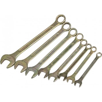27094-H8 | Набор комбинированных гаечных ключей 8 шт, 12 - 27 мм, STAYER-0