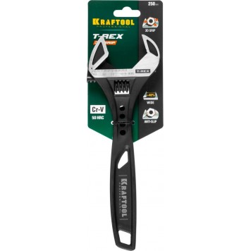 27254-25 | Ключ разводной силовой, 250 / 43 мм, KRAFTOOL T-REX-1