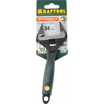 27263-15 | Ключ разводной 200 / 38 мм, KRAFTOOL SLIMWIDE SUPERTHIN-3