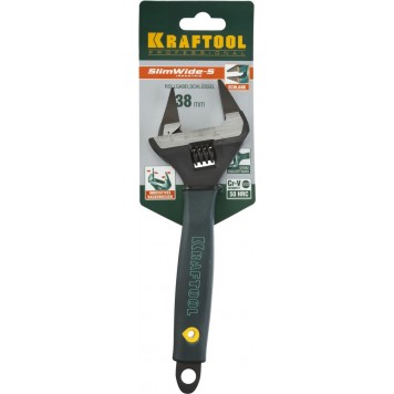 27263-20 | Ключ разводной 200 / 38 мм, KRAFTOOL SLIMWIDE-S-3