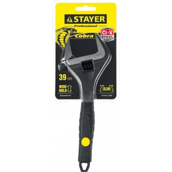 27264-20 | Ключ разводной 200 / 39 мм, STAYER COBRA-2