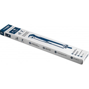 27335-3_z01 | Ключ трубный рычажный прямые губки, цельнокованый, Сr-V, № 3, 2", ЗУБР ПРОФЕССИОНАЛ-1