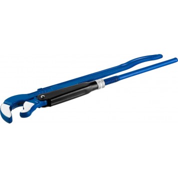 27336-3_z01 | Ключ трубный рычажный тип "S", изогнутые губки для труднодоступных мест, цельнокованный, Сr-V, № 3, 2", ЗУБР ПРОФЕССИОНАЛ-1