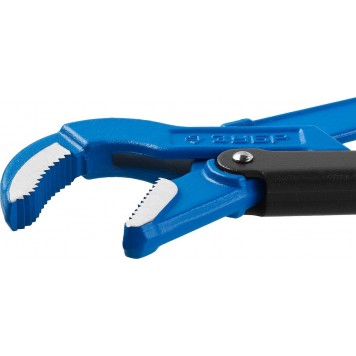 27337-1_z01 | Ключ трубный рычажный изогнутые губки, цельнокованый, Сr-V, № 1, 1", ЗУБР ПРОФЕССИОНАЛ-3