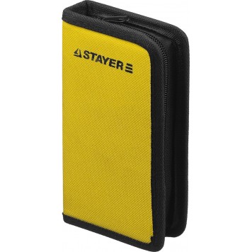 2740-H10_z01 | Набор: Ключи имбусовые короткие, Cr-V, сатинированное покрытие, чехол, HEX 2-14мм, 10 пред, STAYER MASTER-0