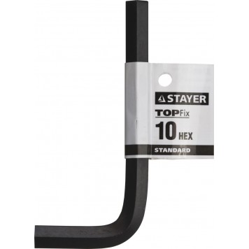 27405-10 | Ключ имбусовый, сталь, черный, 10мм, STAYER STANDARD-2