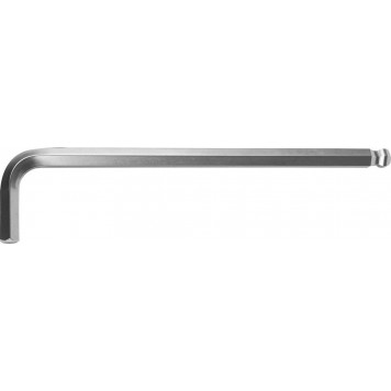 27437-14 | Ключ имбусовый, длинный c шариком, Cr-Mo, хромосатинированное покрытие, HEX 14, KRAFTOOL INDUSTRIE-0