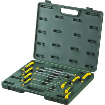 27454-H9 | Набор Ключи имбусовые,Cr-Mo(S2),Т-образные, эргоном двухкомп рукоятка,HEX,с шариком,9 шт,в боксе, KRAFTOOL INDUSTRIE-2