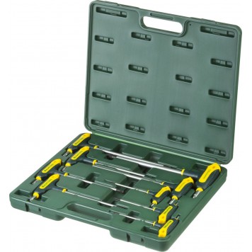 27455-H9 | Набор Ключи имбусовые,Cr-Mo(S2),Т-образные,эргоном двухкомп рукоятка,TORX Hole 10-50,9 шт,в боксе, KRAFTOOL INDUSTRIE-2