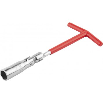 27507-16 | Ключ свечной с шарниром, 16мм, DEXX-0