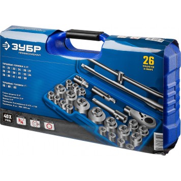 27660-H26_z01 | Набор инструмента для крупногабаритной техники 26 предм., ЗУБР НКТ-26-2