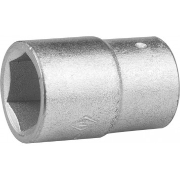 2772-18 | Головка торцовая (1/2"), 40Х, шестигранная, оцинкованная, 18мм, НИЗ-0