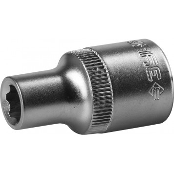27725-08_z02 | Торцовая головка (1/2"), Cr-V, SUPER LOCK, хроматированное покрытие, 8 мм, ЗУБР МАСТЕР-0