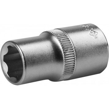 27725-13_z02 | Торцовая головка (1/2"), Cr-V, SUPER LOCK, хроматированное покрытие, 13 мм, ЗУБР МАСТЕР-0