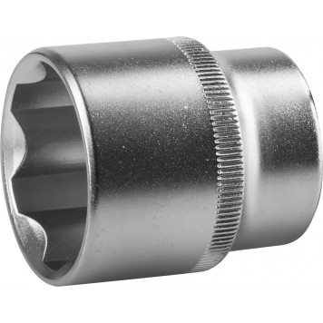 27725-32_z02 | Торцовая головка (1/2"), Cr-V, SUPER LOCK, хроматированное покрытие, 32 мм, ЗУБР МАСТЕР-0