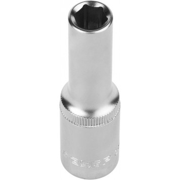 27726-10 | Головка торцовая (1/2"), удлиненная, Cr-V, FLANK, хроматированное покрытие, 10мм, ЗУБР МАСТЕР-0