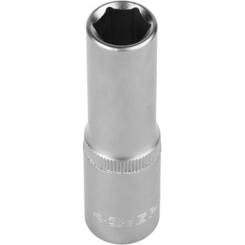 27726-12 | Головка торцовая (1/2"), удлиненная, Cr-V, FLANK, хроматированное покрытие, 12мм, ЗУБР МАСТЕР-0