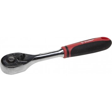 27736-3/8 | Трещотка для торцовых головок Сr-V сталь, 72 зубца, 3/8", ЗУБР МАСТЕР-0