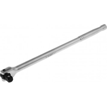 27737-1/2 | Вороток перекидной для торцовых головок (1/2"), Cr-V, хроматированное покрытие, 380мм, ЗУБР МАСТЕР-0