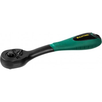 27796-1/4_z02 | Трещотка для торцовых головок Сr-V сталь, 72 зубца, пластиковое покрытие, 1/4", KRAFTOOL EXPERT-2