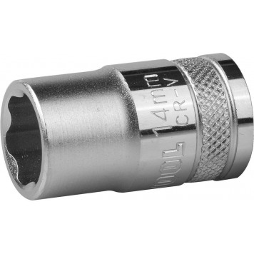 27801-14_z01 | Торцовая головка, Cr-V, SUPER-LOCK, хромосатинированная, 1/2", 14 мм, KRAFTOOL INDUSTRIE QUALITAT-0