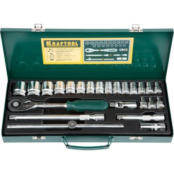 27892-H24_z01 | Универсальный набор инструмента 24 предм., KRAFTOOL INDUSTRIE 24-0