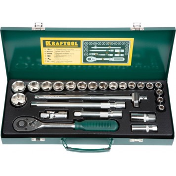 27892-H25_z01 | Универсальный набор инструмента 25 предм., KRAFTOOL INDUSTRIE 25-0
