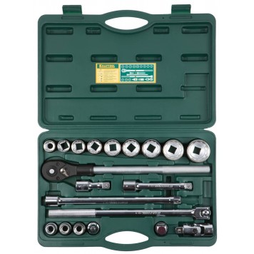 27895-H20_z01 | Набор торцовых головок для крупногабаритной техники 20 предм., KRAFTOOL TRUCK 20-0