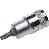 Торцовая бита-головка, материал S2, TORX, сатинированная, 1/2", Т27, KRAFTOOL 27905-27