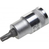 Торцовая бита-головка, материал S2, TORX, сатинированная, 1/2", Т30, KRAFTOOL 27905-30_z01