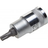 Торцовая бита-головка, материал S2, TORX, сатинированная, 1/2", Т40, KRAFTOOL 27905-40_z01